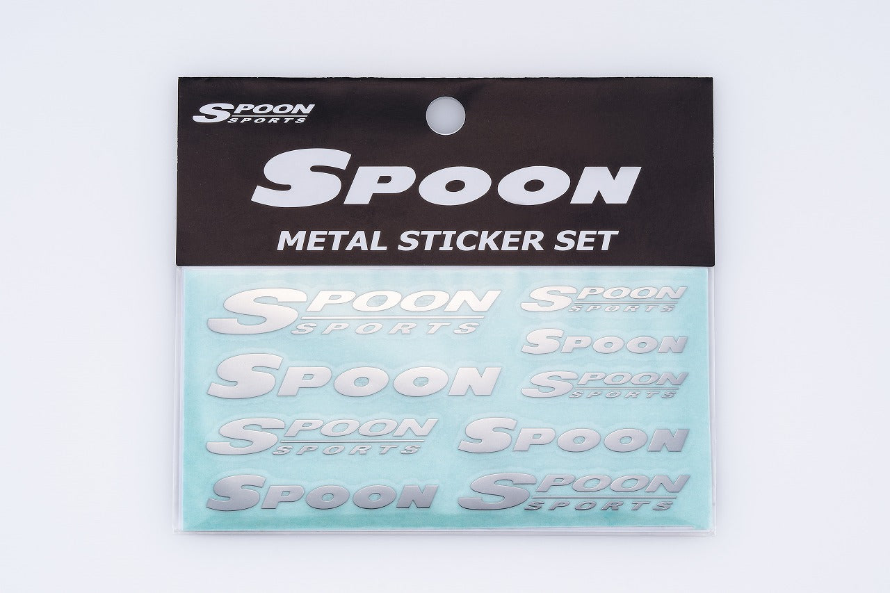 SPOON METAL STICKER SET - HONDA CIVIC / INTEGRA / S2000 / FIT / CIVIC TYPE-R