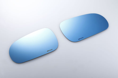 Spoon Blue Wide Door Mirror - Honda Civic / Integra / EK / DC2