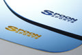 Spoon Blue Wide Door Mirror - Honda Civic / Integra / EK / DC2